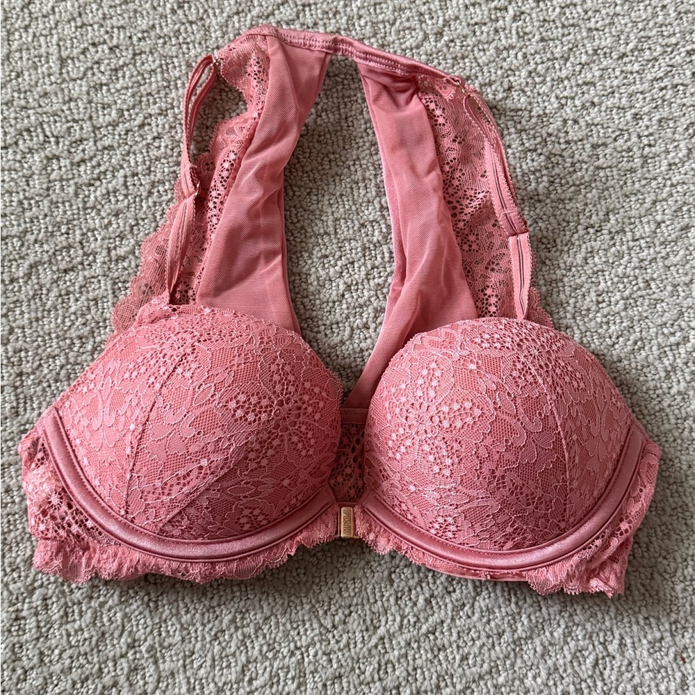 Victoria's Secret Pink Date Push Up Bra 32C
